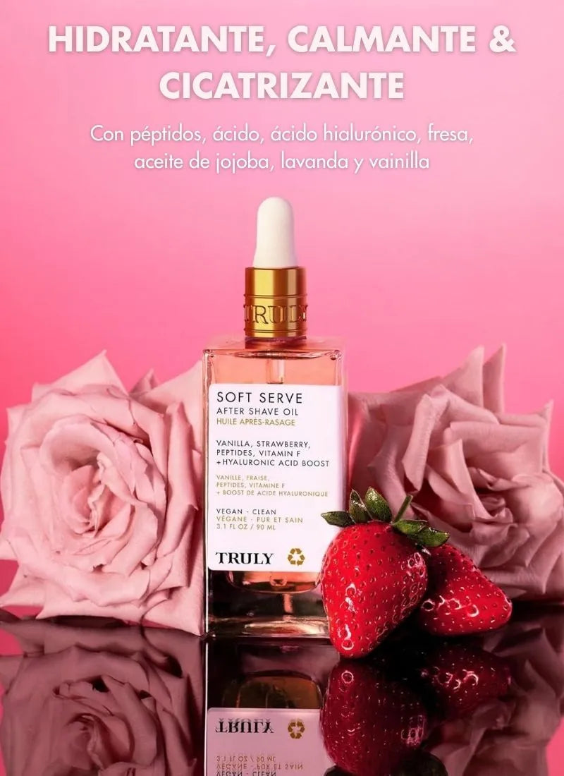 Aceite para después del afeitado de lujo | Tratamiento curativo aclarante e hidratante de la zona intima. Piel suave, sin irritaciones y con aroma irresistible.