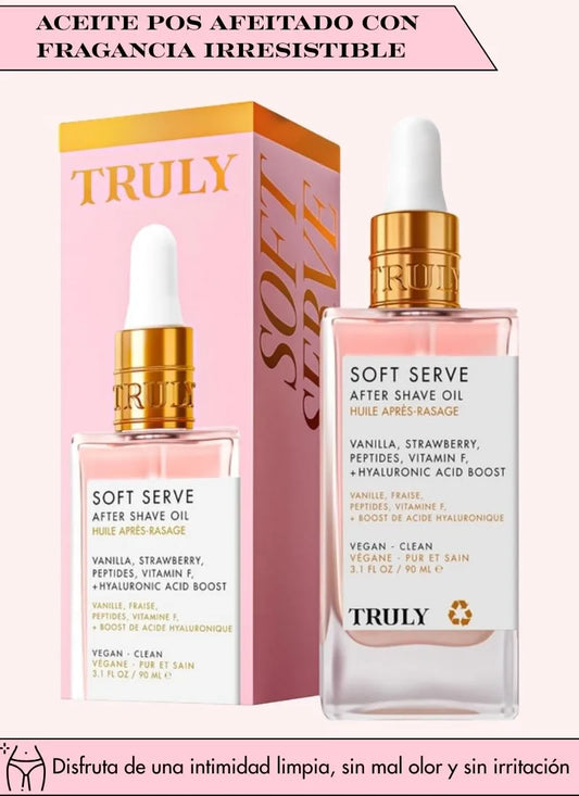 Aceite para después del afeitado de lujo | Tratamiento curativo aclarante e hidratante de la zona intima. Piel suave, sin irritaciones y con aroma irresistible.