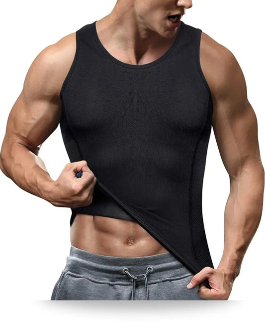 MAXFIT®  COMPRESSION el chaleco camisilla de compresión inteligente que define tu cuerpo y alinea tu postura