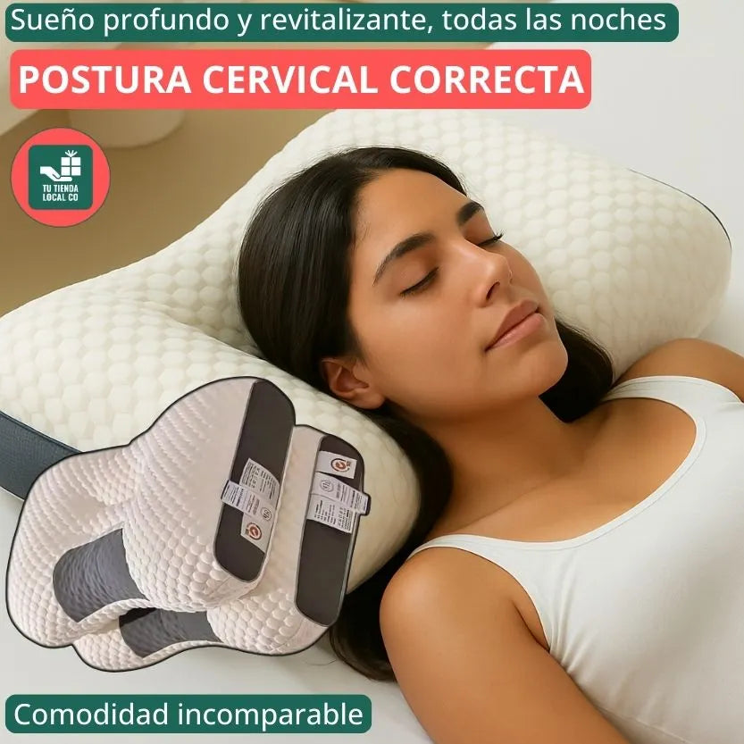 DELUXE ERGONOMIC RELAX Almohada Ortopédica 3d Con Alineación Cervical Perfecta