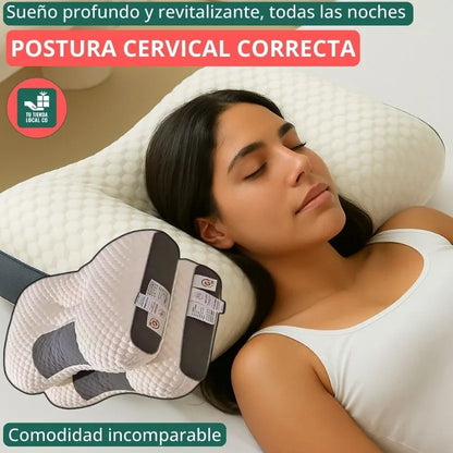DELUXE ERGONOMIC RELAX Almohada Ortopédica 3d Con Alineación Cervical Perfecta