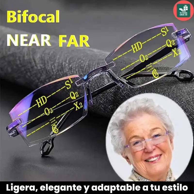 GAFAS MULTIFOCALES INTELIGENTES TR90 CON ZOOM AUTOMÁTICO, PROTECIÓN DE LUZ AZUL Y EFECTO FOTOCROMÁTICO +3.0+ 2.5 +2.0 +1.5